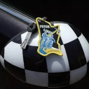 Storm Bee Keychain